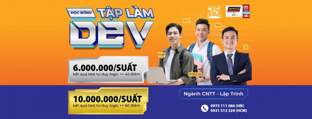 Học bổng Tập Làm Dev – Kiến tạo tương lai ngành lập trình tại Việt Nam