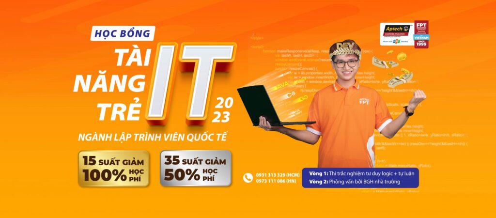 Học bổng “Tài Năng Trẻ IT 2023” – Chắp cánh ước mơ lập trình